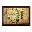 The Hobbit Map of Middle-earth Art Print